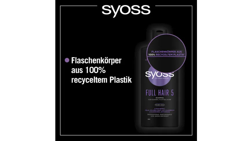 syoss Shampoo Full Hair 5 440 ml 440 ml