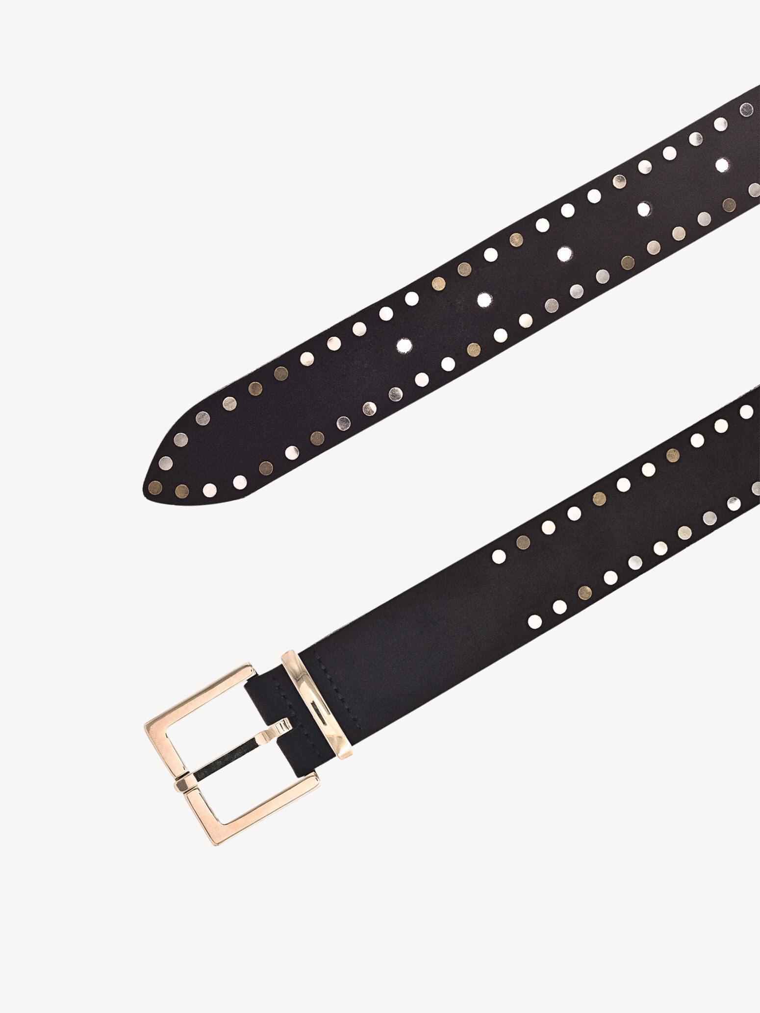 Ceinture en cuir - noir