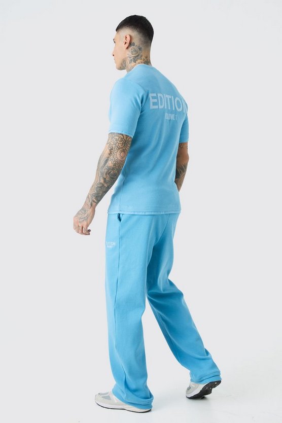 Tall geripptes Edition T-Shirt