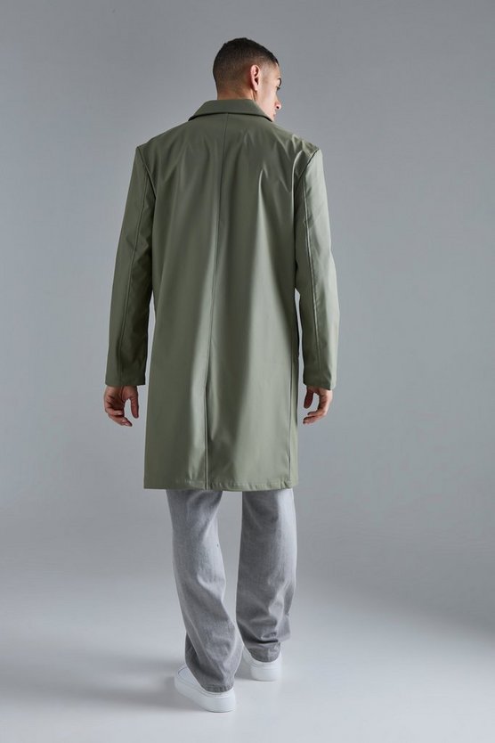 Mittellange Regenjacke