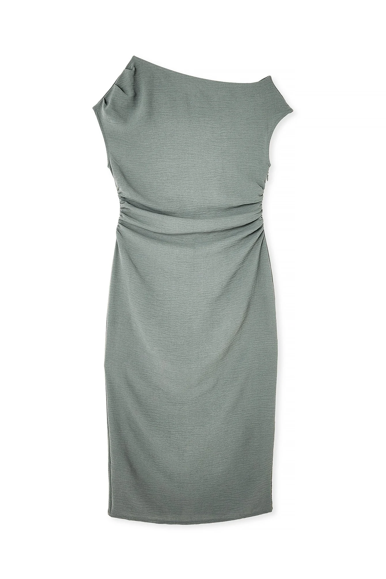Asymmetric Midi Dress