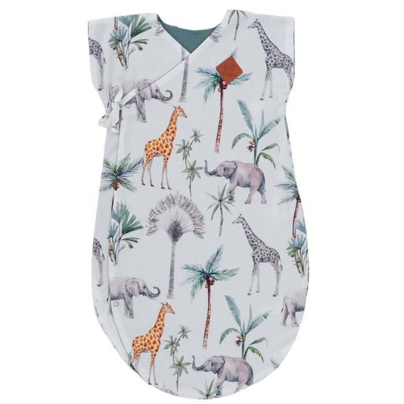Gigoteuse turbulette légère Kimono, Safari gris