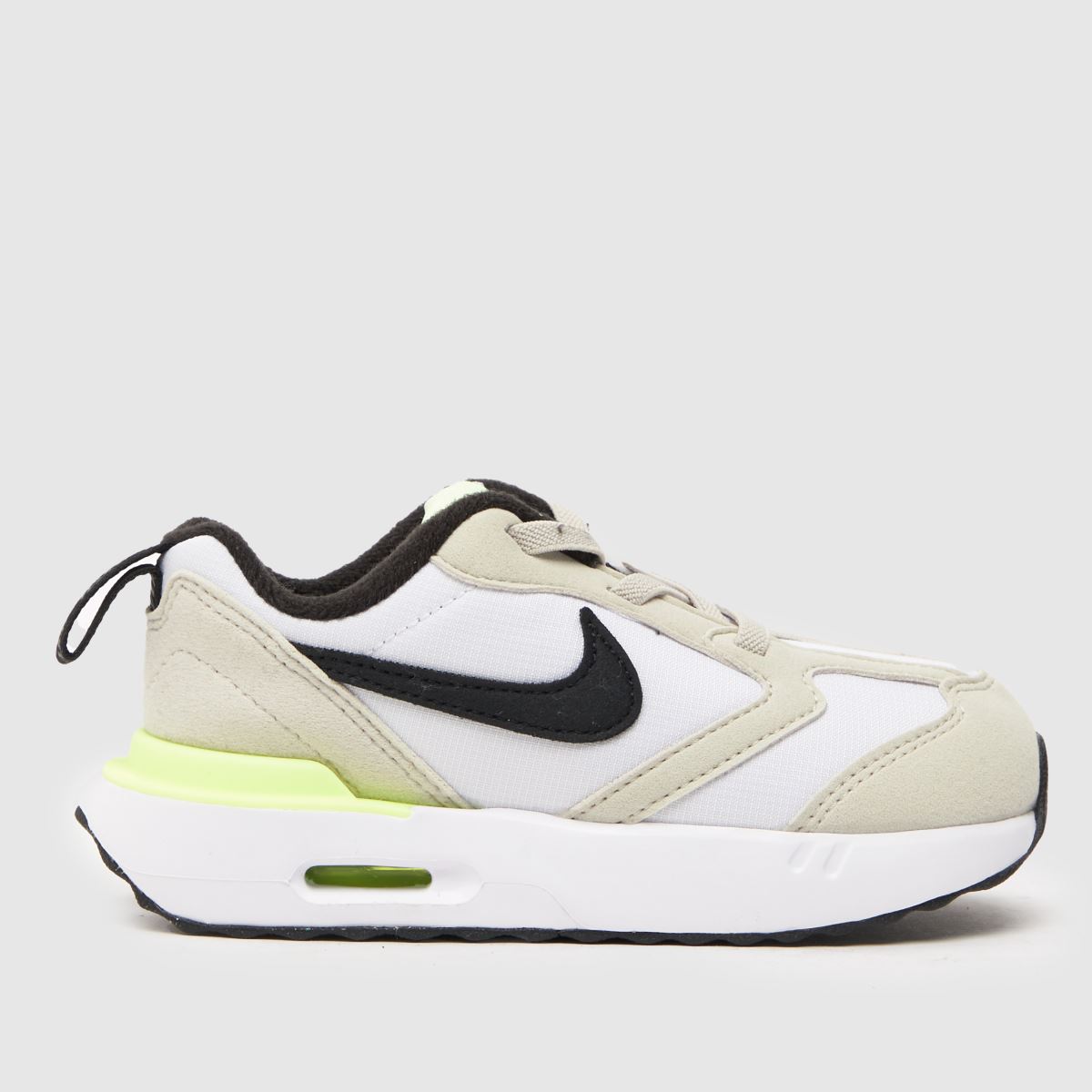 Nike vita & beige Air Max Dawn Pojkar Småbarnsskor