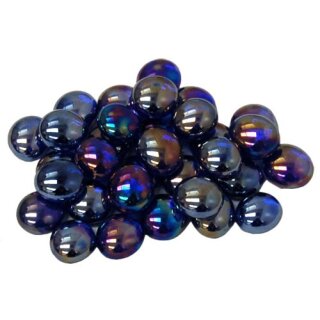 Crystal Dk Blue Iridized Gaming Stone (40)
