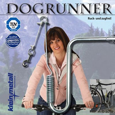 Kleinmetall Fahrrad-Leinenhalter DogRunner