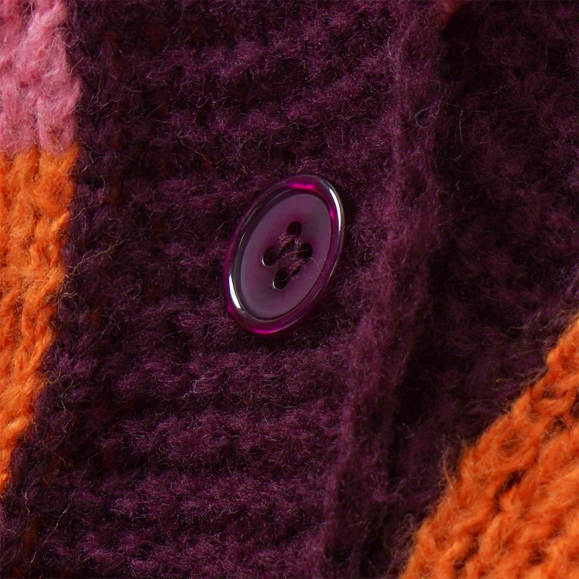 Mädchen Strickjacke mit Knöpfen