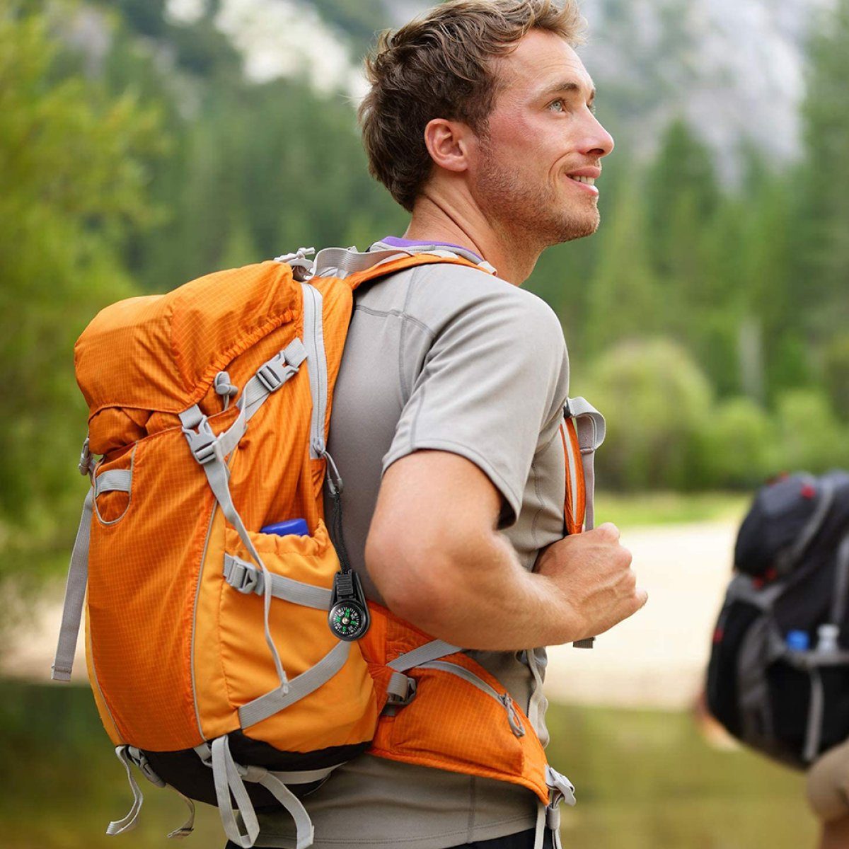 Rwoythk Kompass Mini Survival Compass, für für Sport Outdoor Reise Rucksack