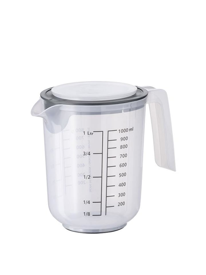 APS Rührbecher mit Deckel  in Transparent, Maße: 12,5 x 12,5 x 16 cm günstig kaufen onesize