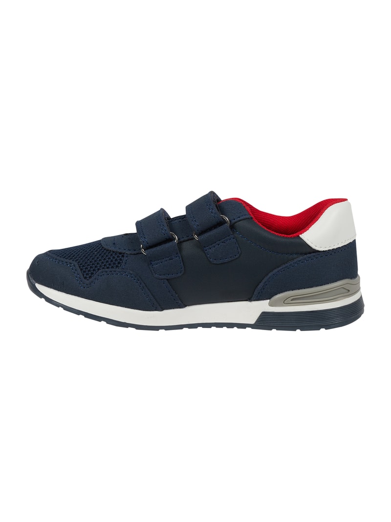 Sneaker mit Klettverschluss Modell 'Kevin' in marineblau