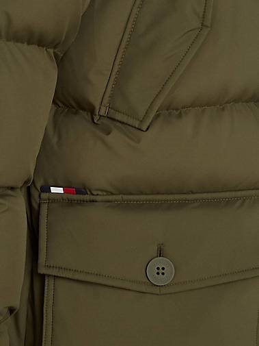 TOMMY HILFIGER Herren Steppjacke mit Kapuze CL ESSENTIAL ROCKIE PARKA