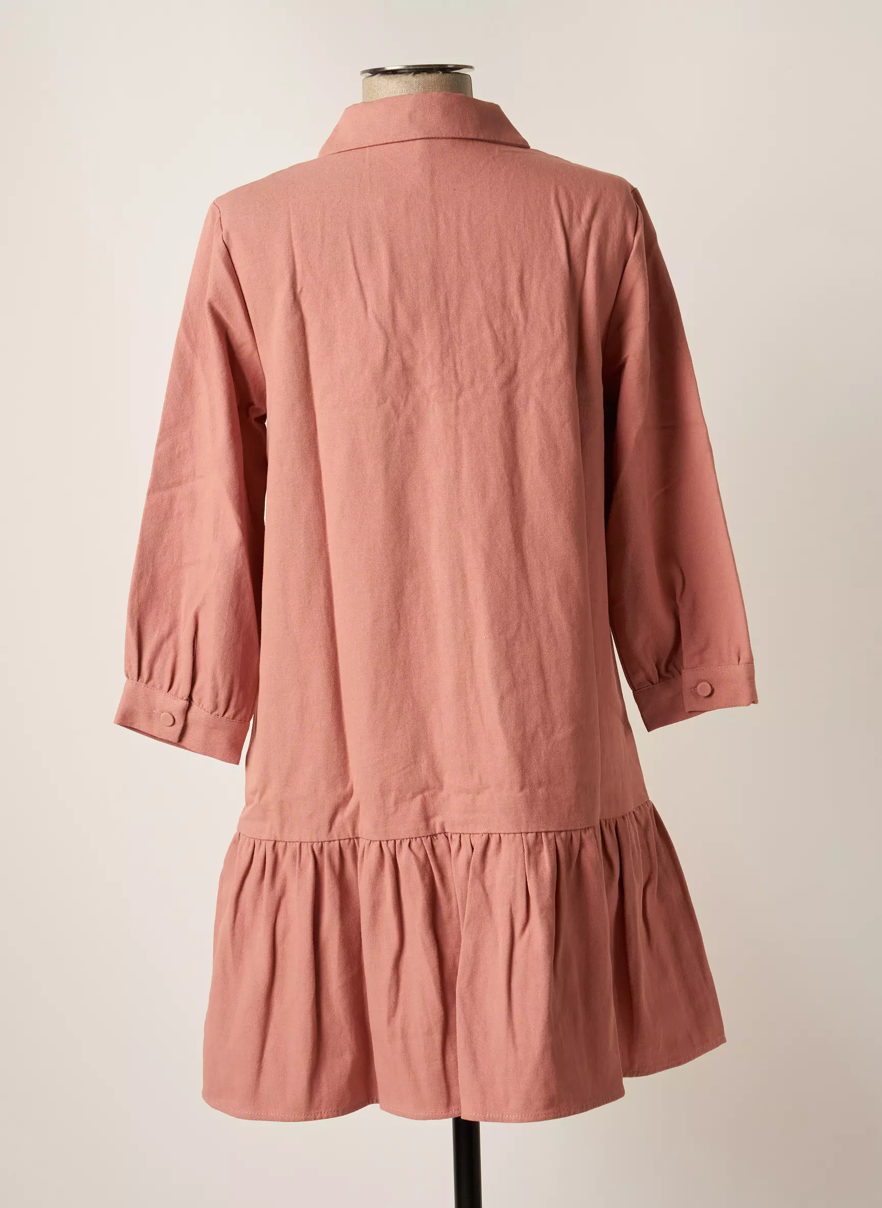 Y Coo Robes Courtes Femme couleur rose