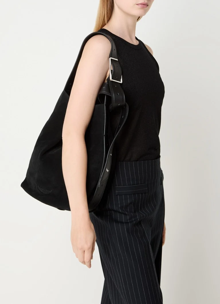 Zadig&Voltaire Le Cecilia mokkanahkainen olkalaukku