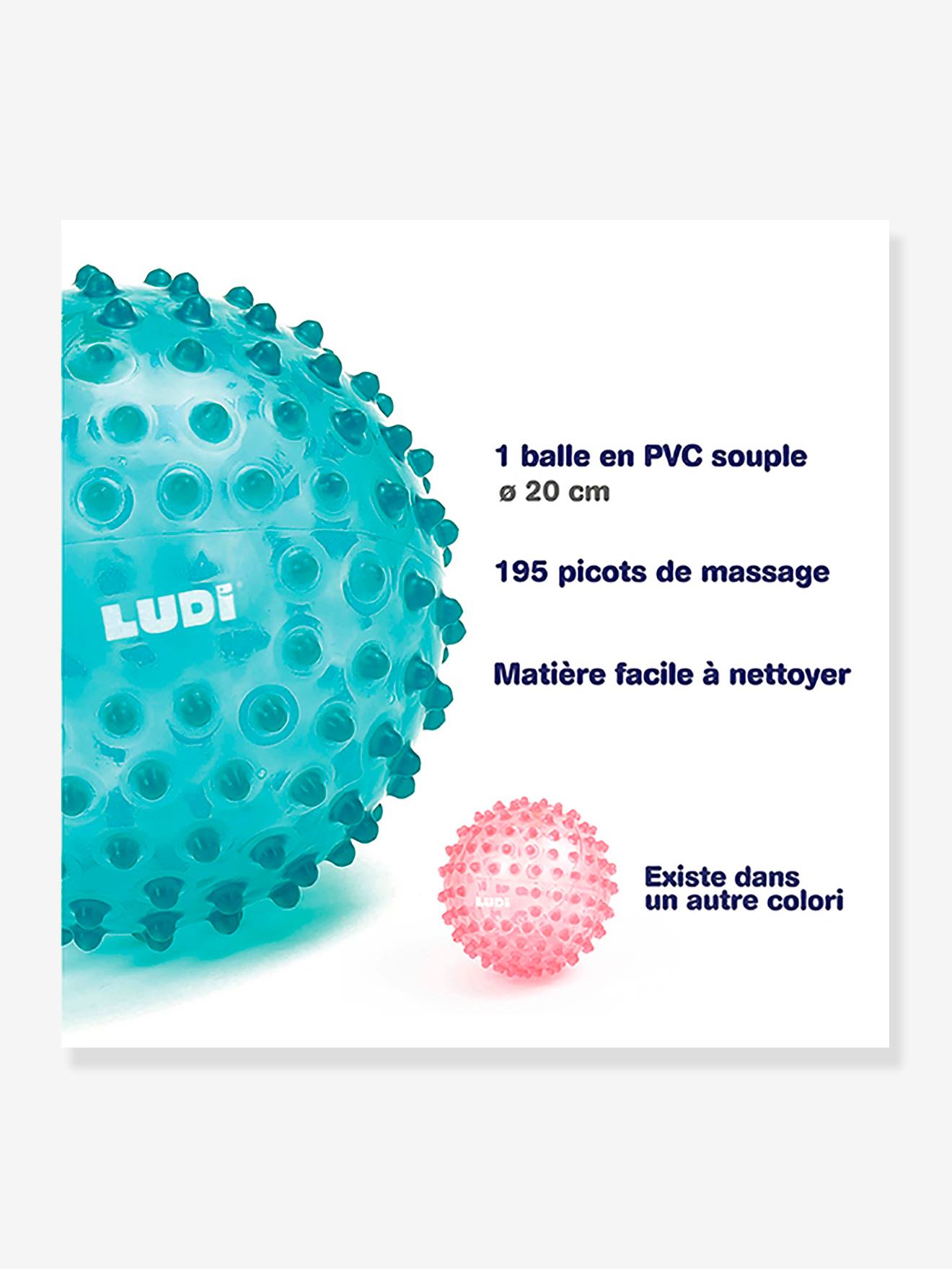 Ludi Baby Sensorikball LUDI - rosa