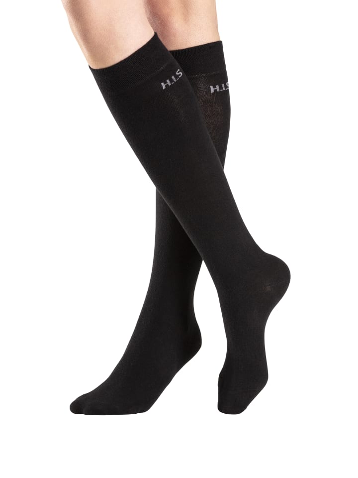 H.I.S Kniestrümpfe in schwarz günstig kaufen