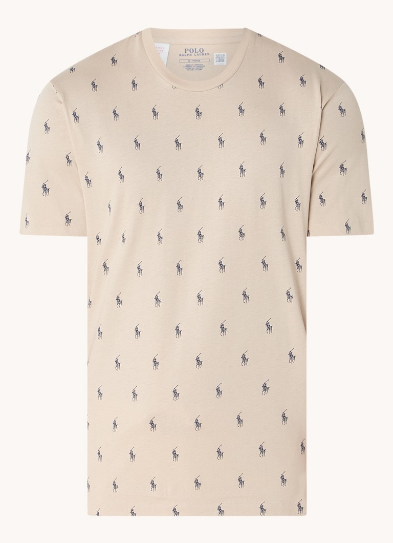 Haut de pyjama Ralph Lauren à imprimé logo
