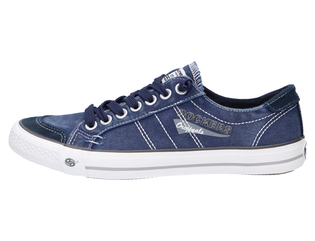 DOCKERS Freizeit Schnürer blau