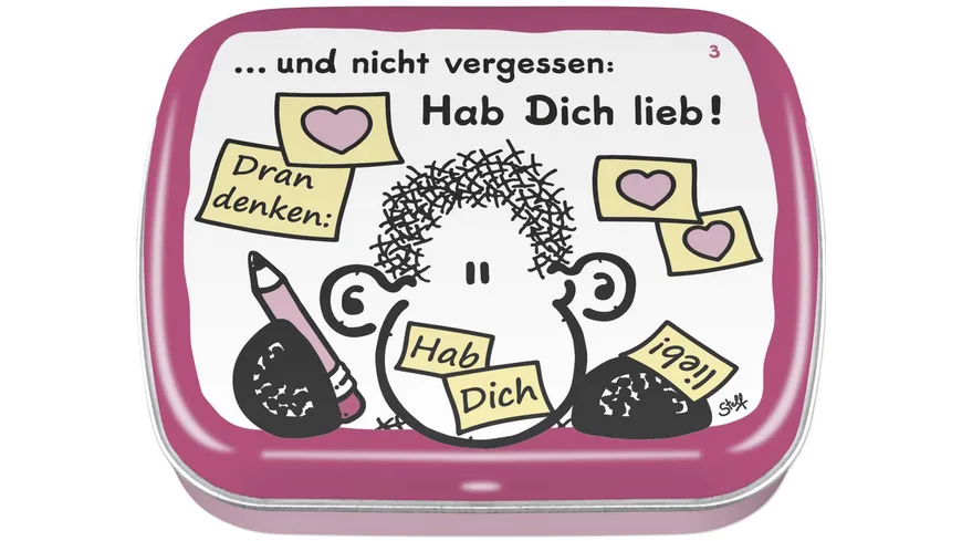 sheepworld Mintdose »Hab Dich lieb!« 14 g