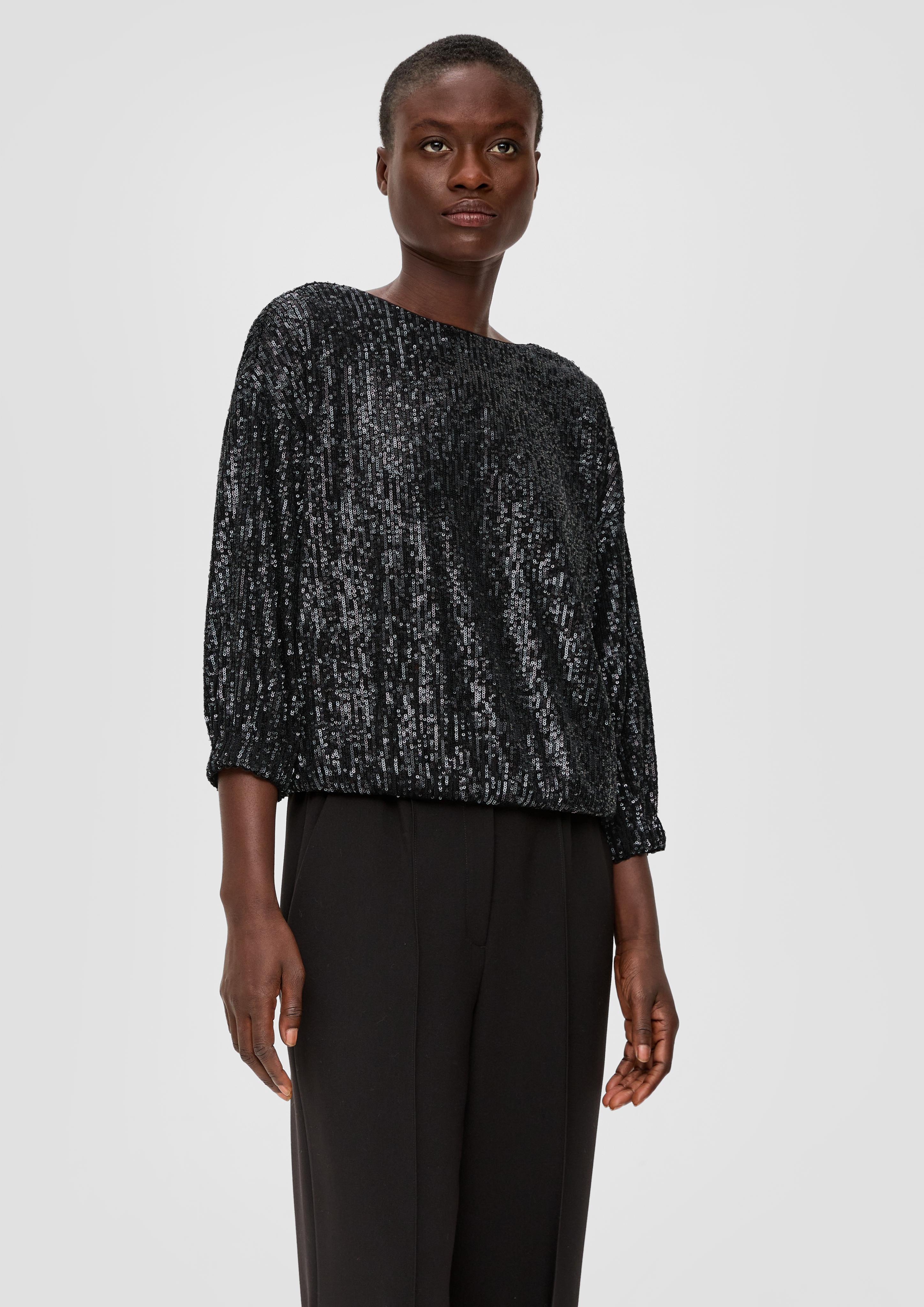 Pailletten-Bluse  2141640-9999