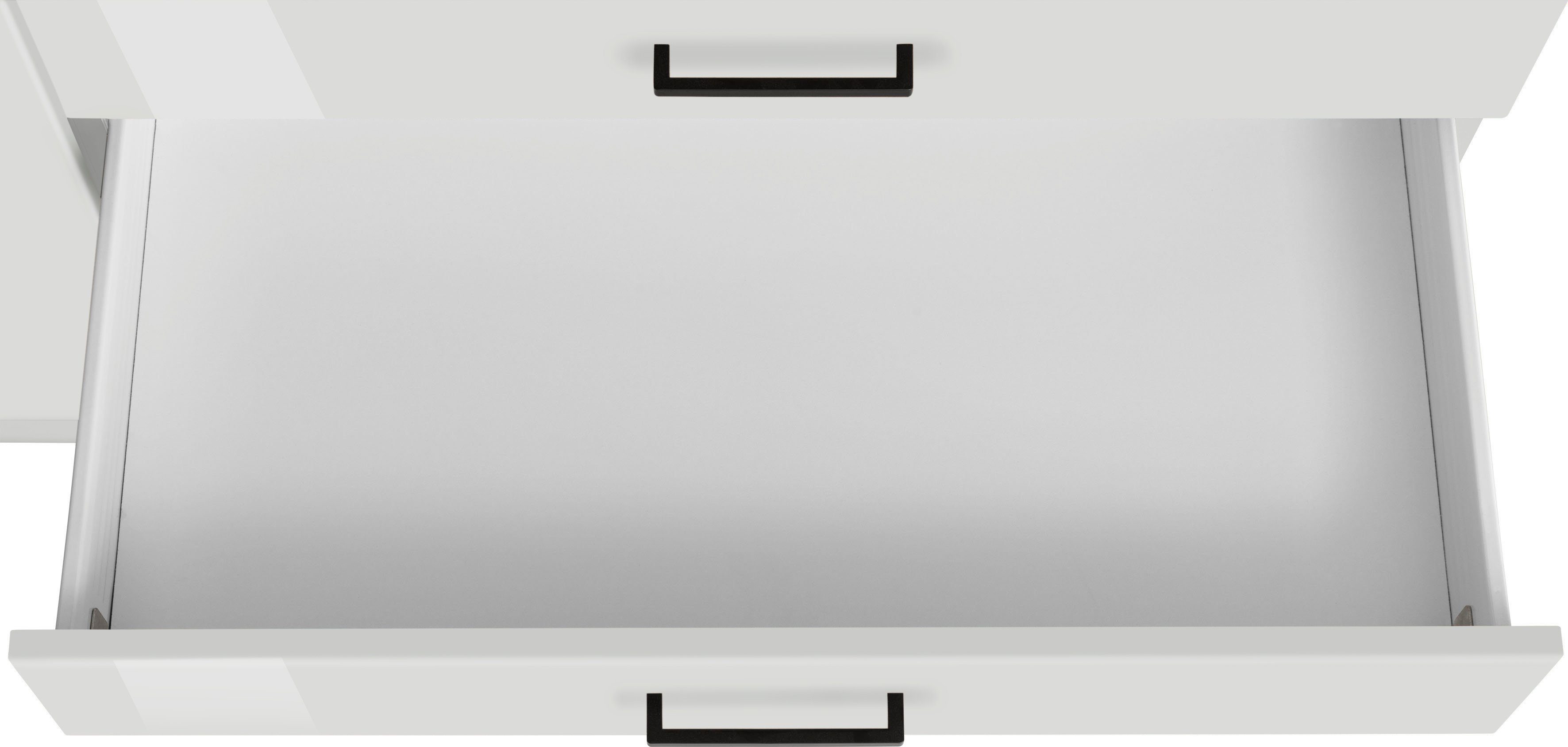 HELD MÖBEL Winkelküche Trier, ohne E-Geräte, Stellbreite 280/190 cm
