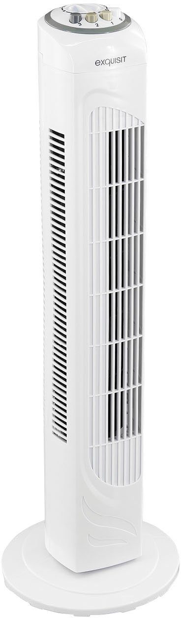 exquisit Standventilator VS 34570 we, inkl. Oszillation & 45 W Leistung, weiß
