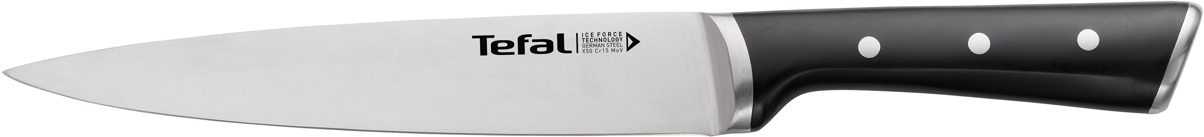 Tefal Fleischmesser Ice Force, Eishärtung, dauerhafte Leistungsstärke, Fisch/Fleisch, Edelstahl