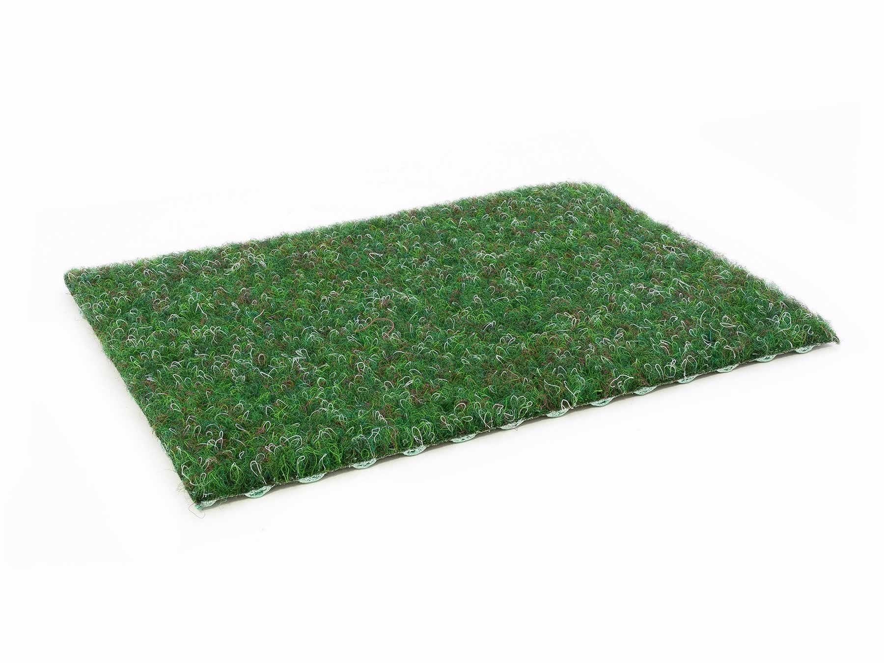 Kunstrasen GREEN, Primaflor-Ideen in Textil, rechteckig, Höhe: 7,5 mm, Rasenteppich, blau, mit Noppen