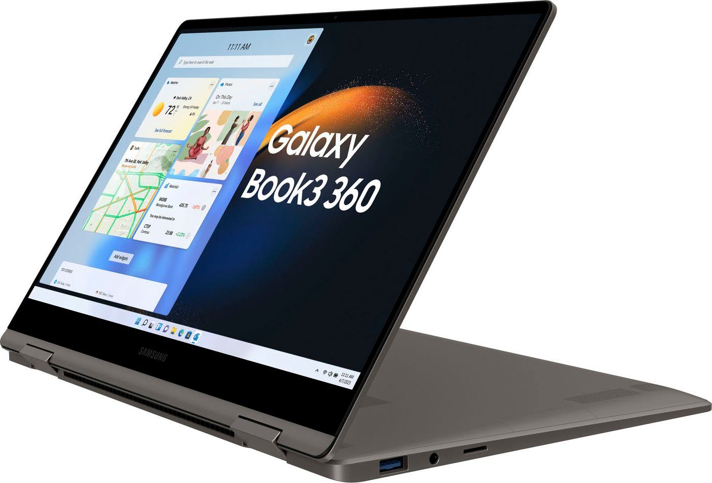 Samsung Galaxy Book3 360 Notebook (33,78 cm/13,3 Zoll, Intel Core i7 1360P, Iris Xe Graphics, 512 GB SSD)