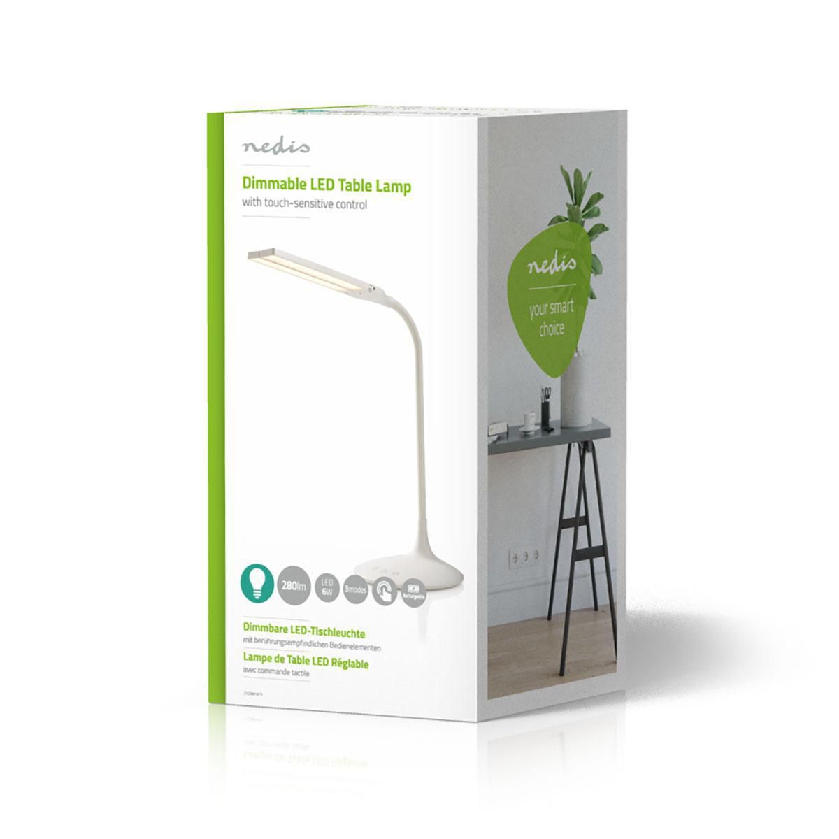 Nedis LTLG3M1WT4 LED-Schreibtischlampe