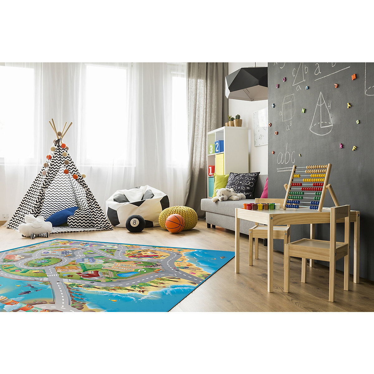 Spielmatte Seaside Road, 100 x 150 cm