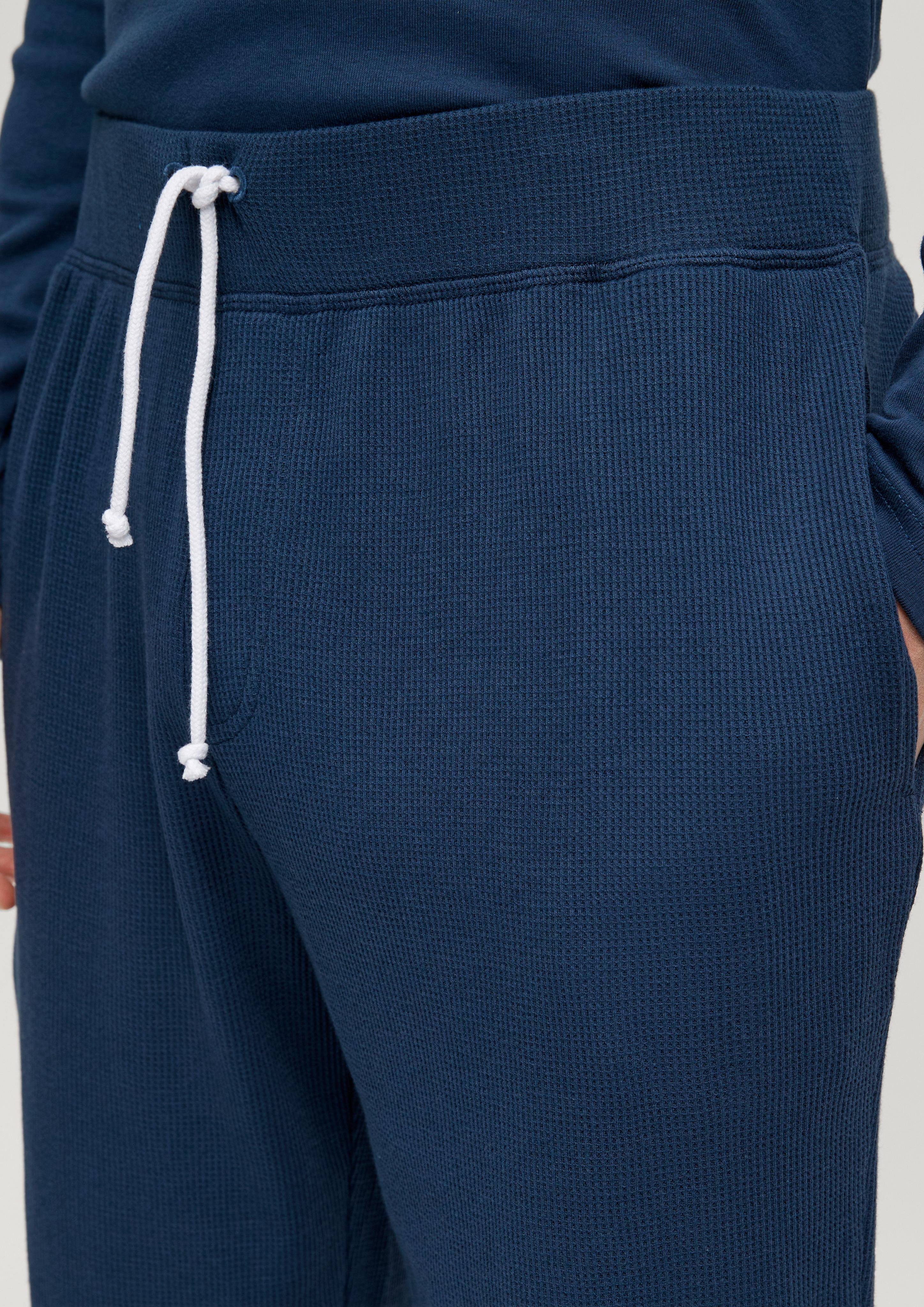 Pyjamahose mit Waffelpiqué-Struktur  6008407-5700
