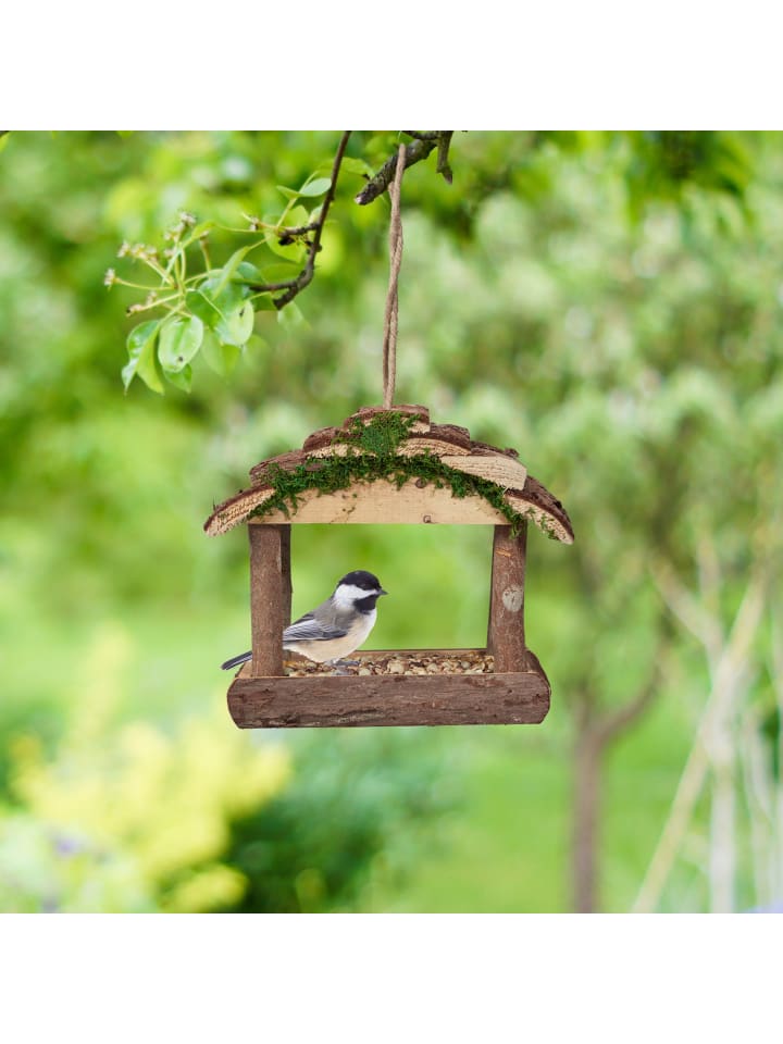 relaxdays Vogelfutterhaus in Natur günstig kaufen onesize