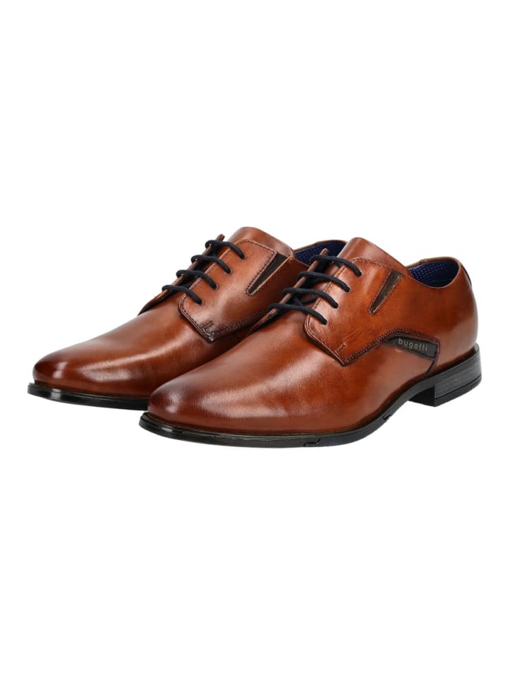 Bugatti Businessschuhe in Cognac günstig kaufen