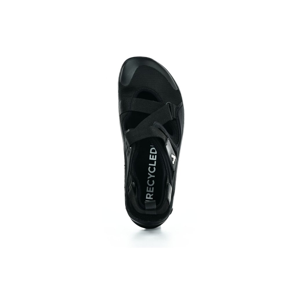 Vivobarefoot Tracker Sandal L Obsidian Textile Barfußsandalen