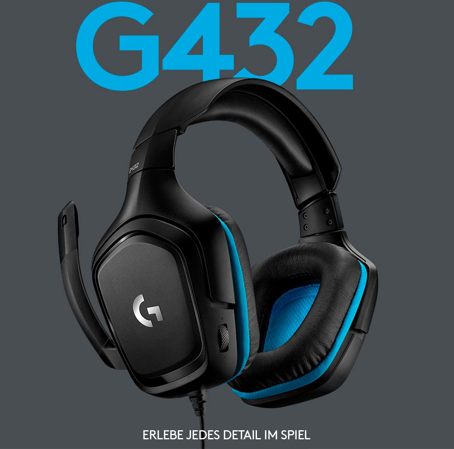 Logitech G G432 - LEATHERETTE - EMEA Gaming-Headset