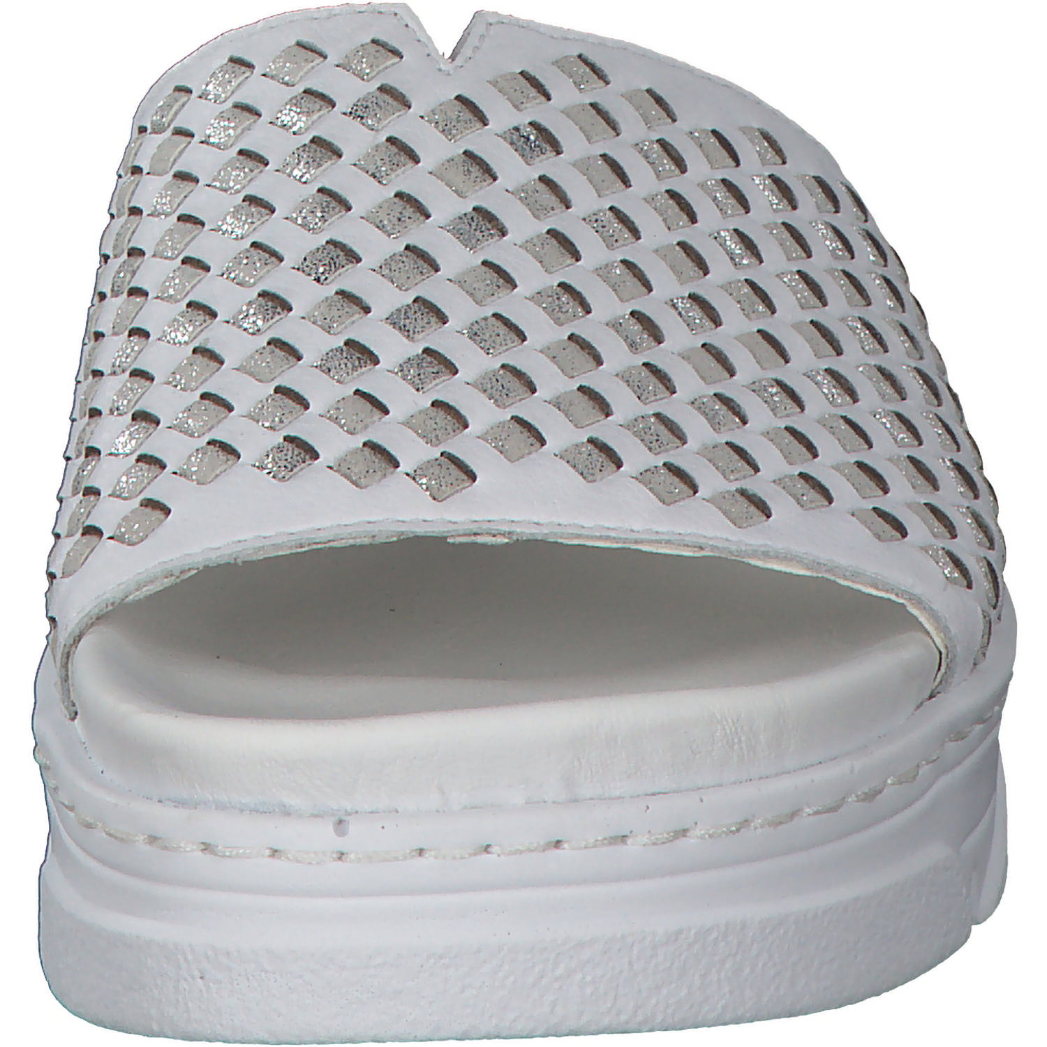 Rieker 62198, Pantoletten & Badeschuhe, Damen, Weiß