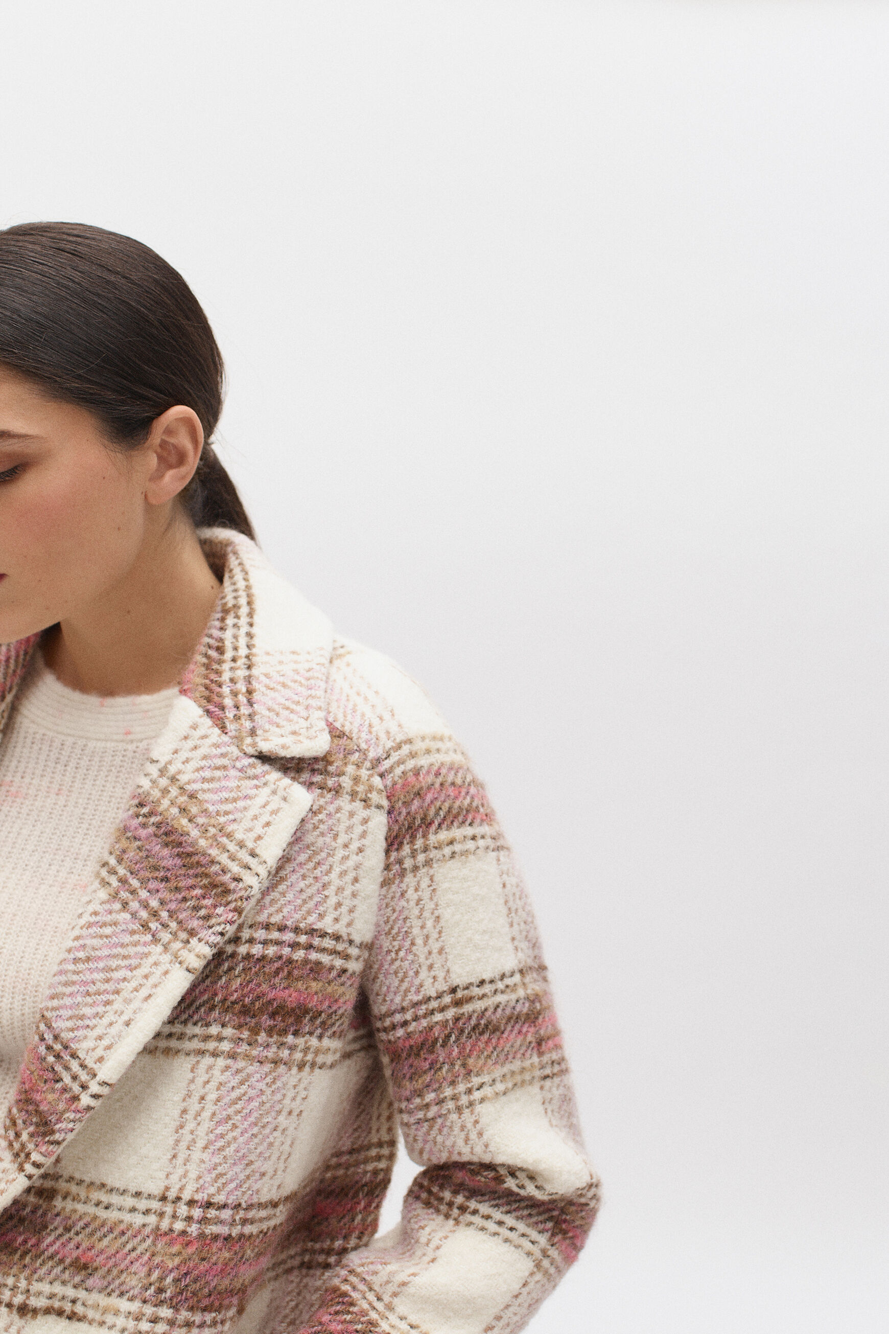 manteau benny ecru femme