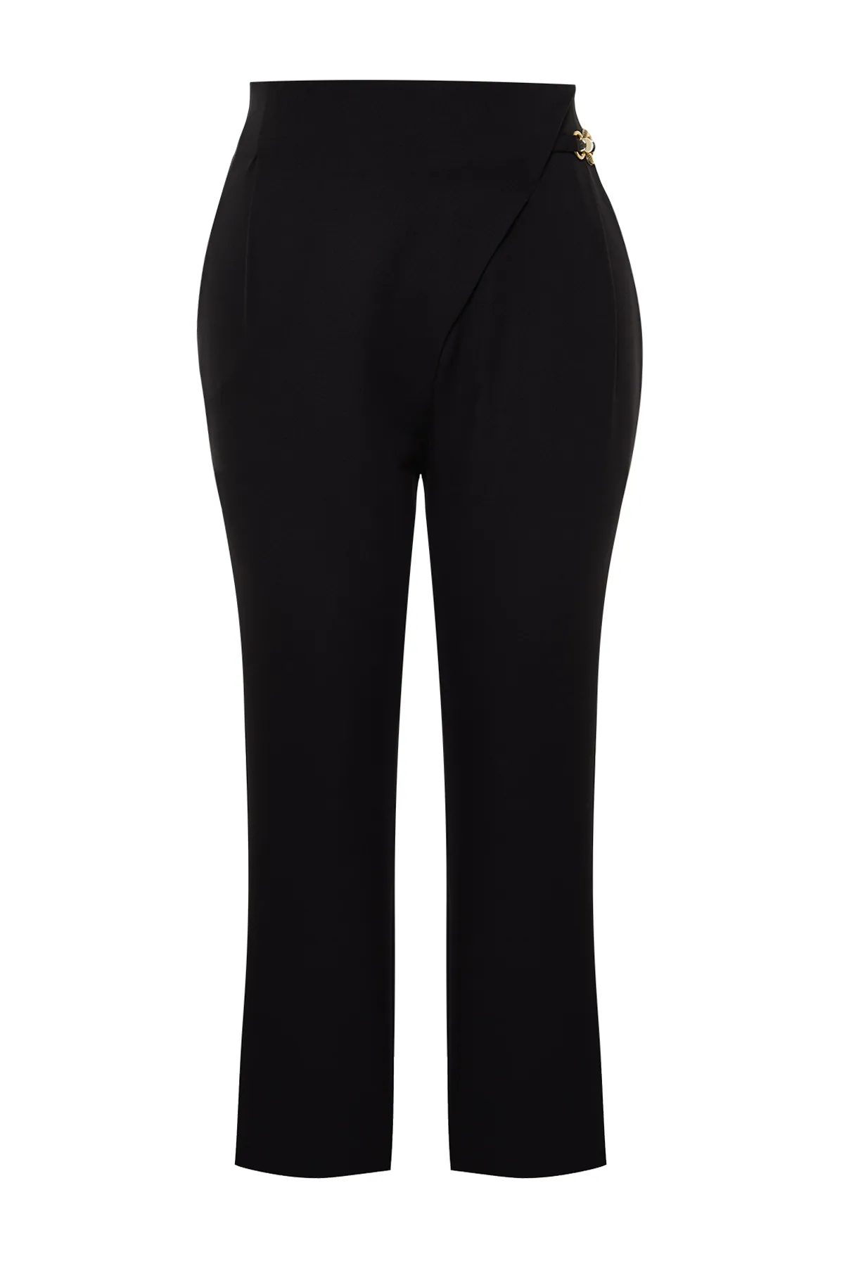 Trendyol Curve  Schwarze gewebte Hose TBBSS24AR00003