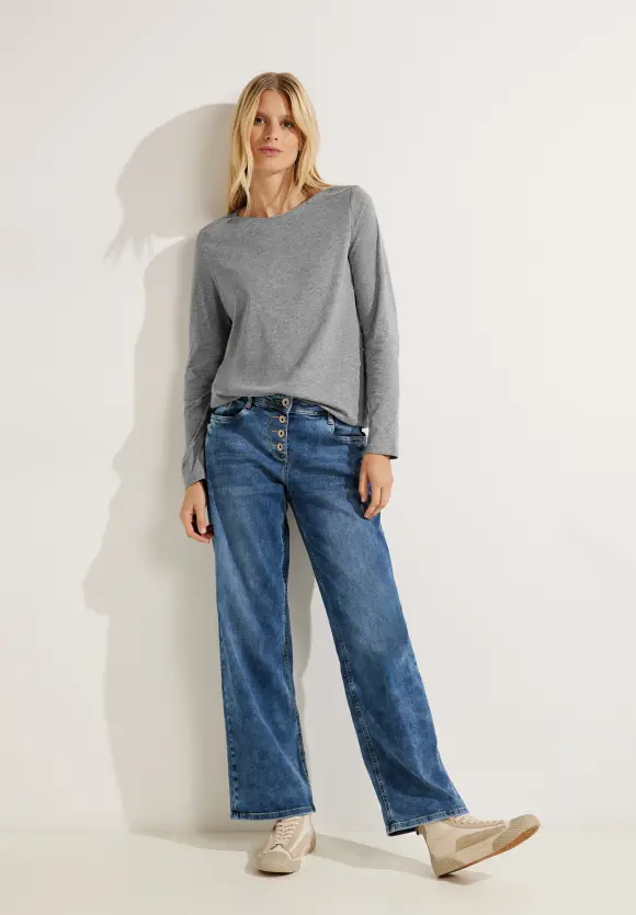 CECIL Langarmshirt mit Gummibund