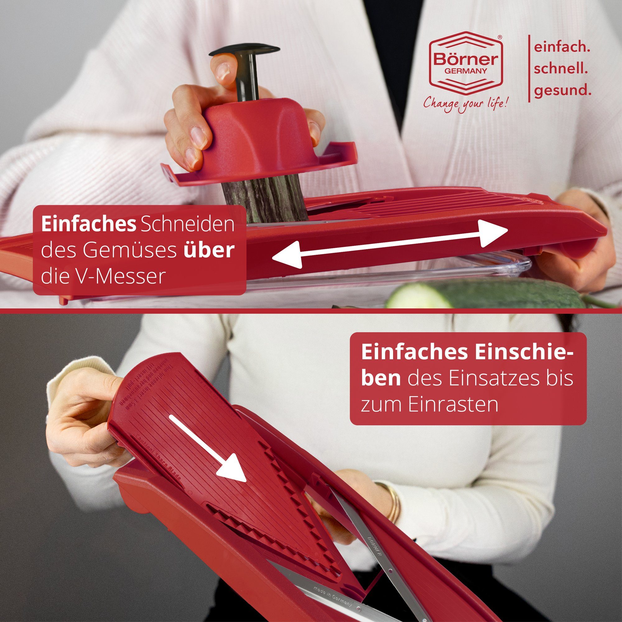 Börner Gemüsehobel Gemüsehobel V1 ClassicLine Profi Set