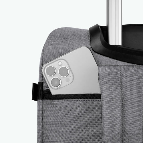 Getaria small grey 2-wheel soft suitcase