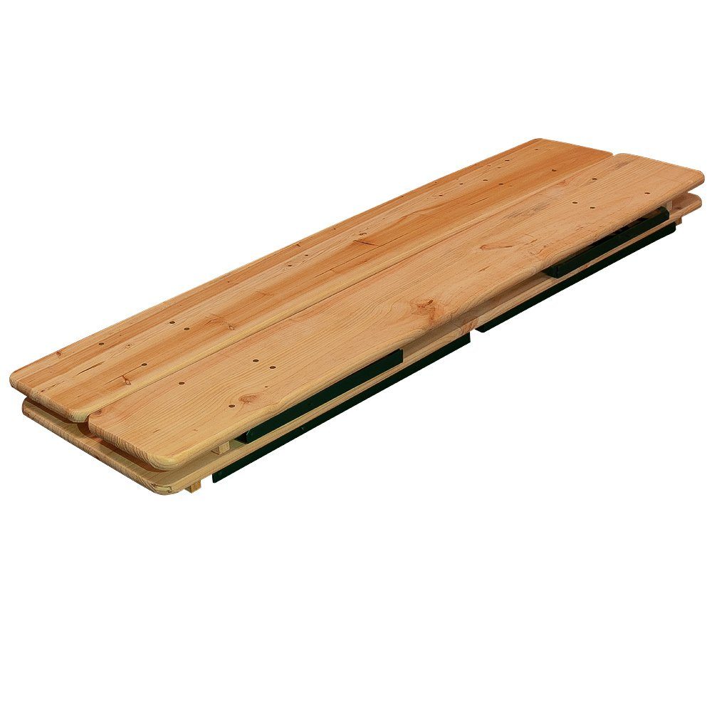 Casaria Bierzeltgarnitur, (3-tlg), 170cm Klappbar Stabil 3 Teilig 2x Bierbank 1x Breiter Tisch Holz