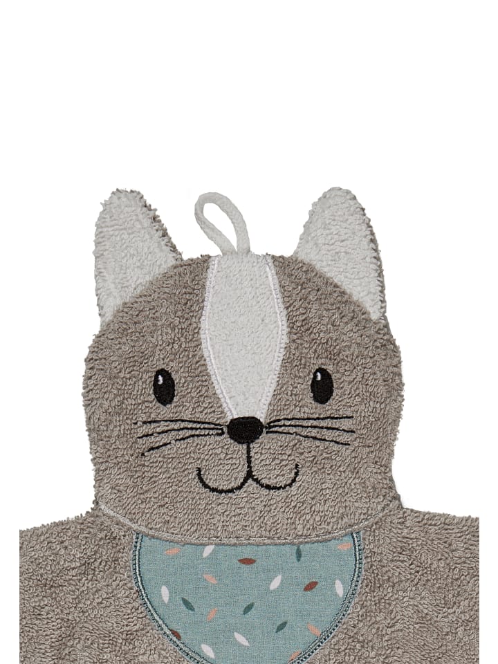 Sterntaler Waschhandschuh KATZE Lilly in grau günstig kaufen onesize