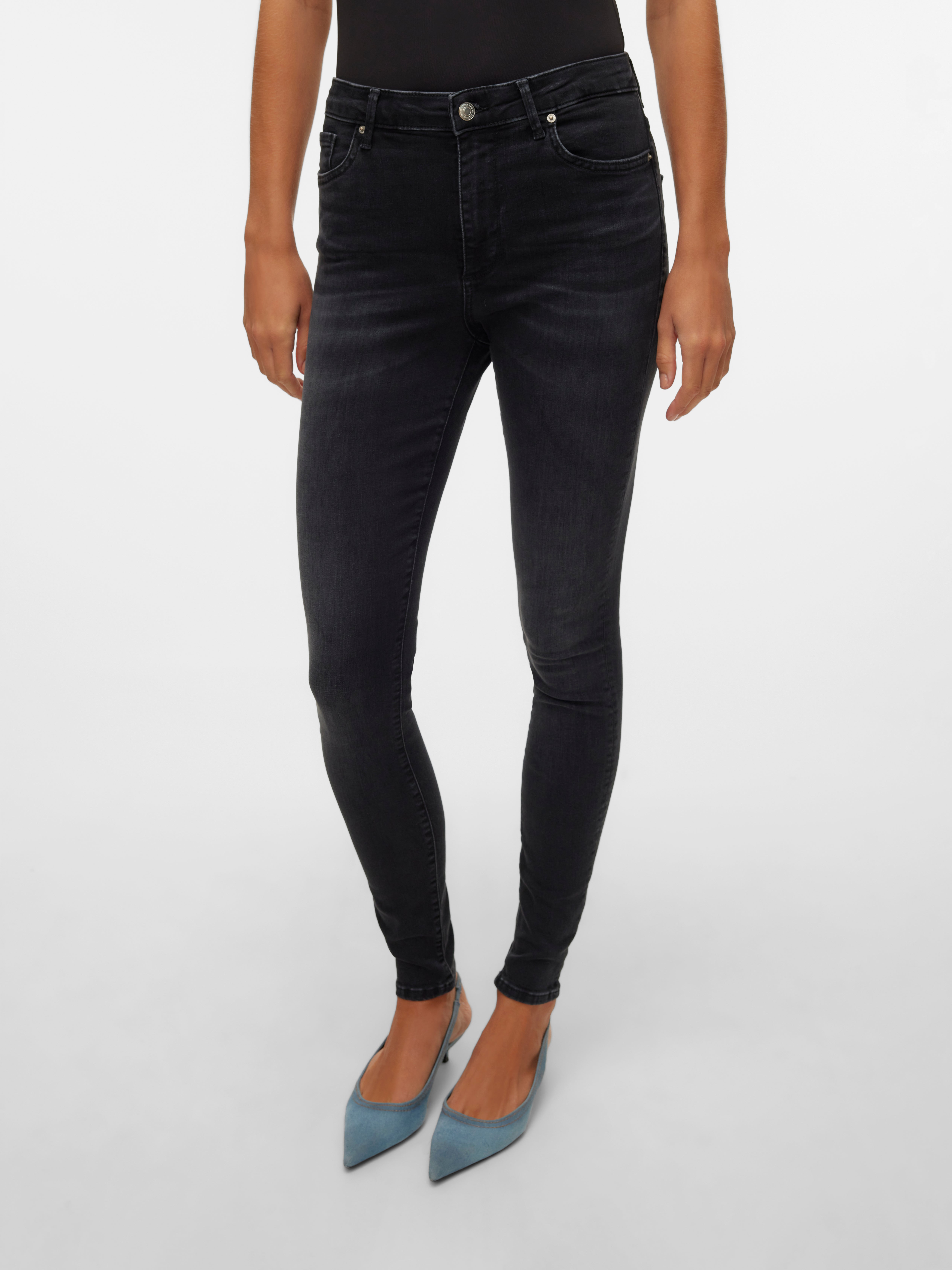 VMSOPHIA Hohe Taille Skinny Fit Jeans