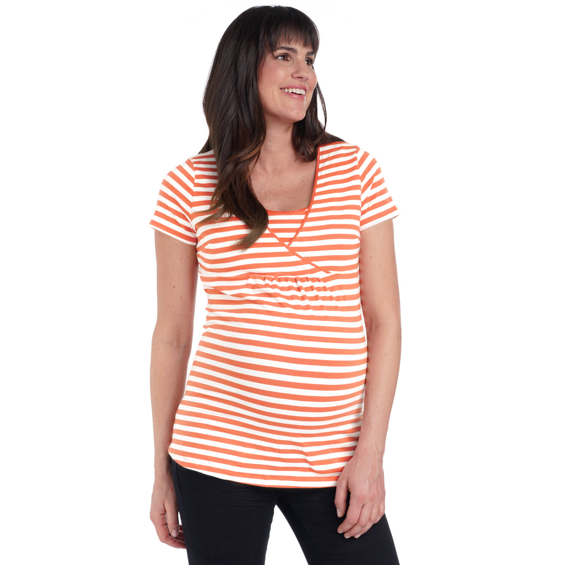 3 Damen Umstands-T-Shirts aus Bio-Baumwolle