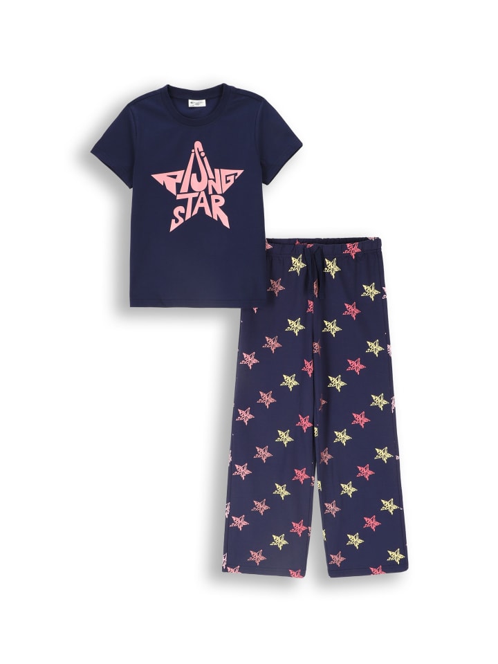 Coccodrillo Pyjama für Mädchen in schwarzgrau günstig kaufen