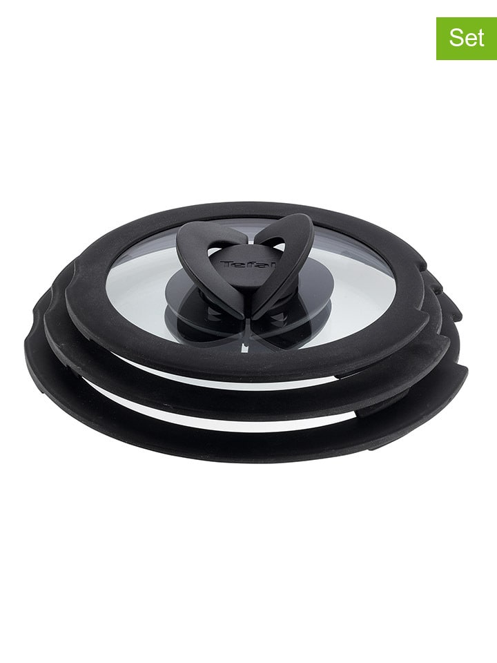 Tefal 3er-Set: Glasdeckel 