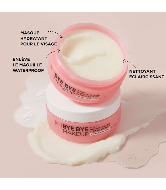 IT COSMETICS-BYE BYE MAKEUP™-Baume démaquillant fondant 3-en-1