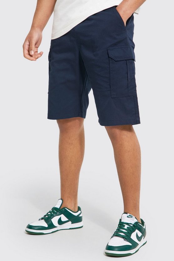 Tall Cargo-Shorts mit elastischem Bund