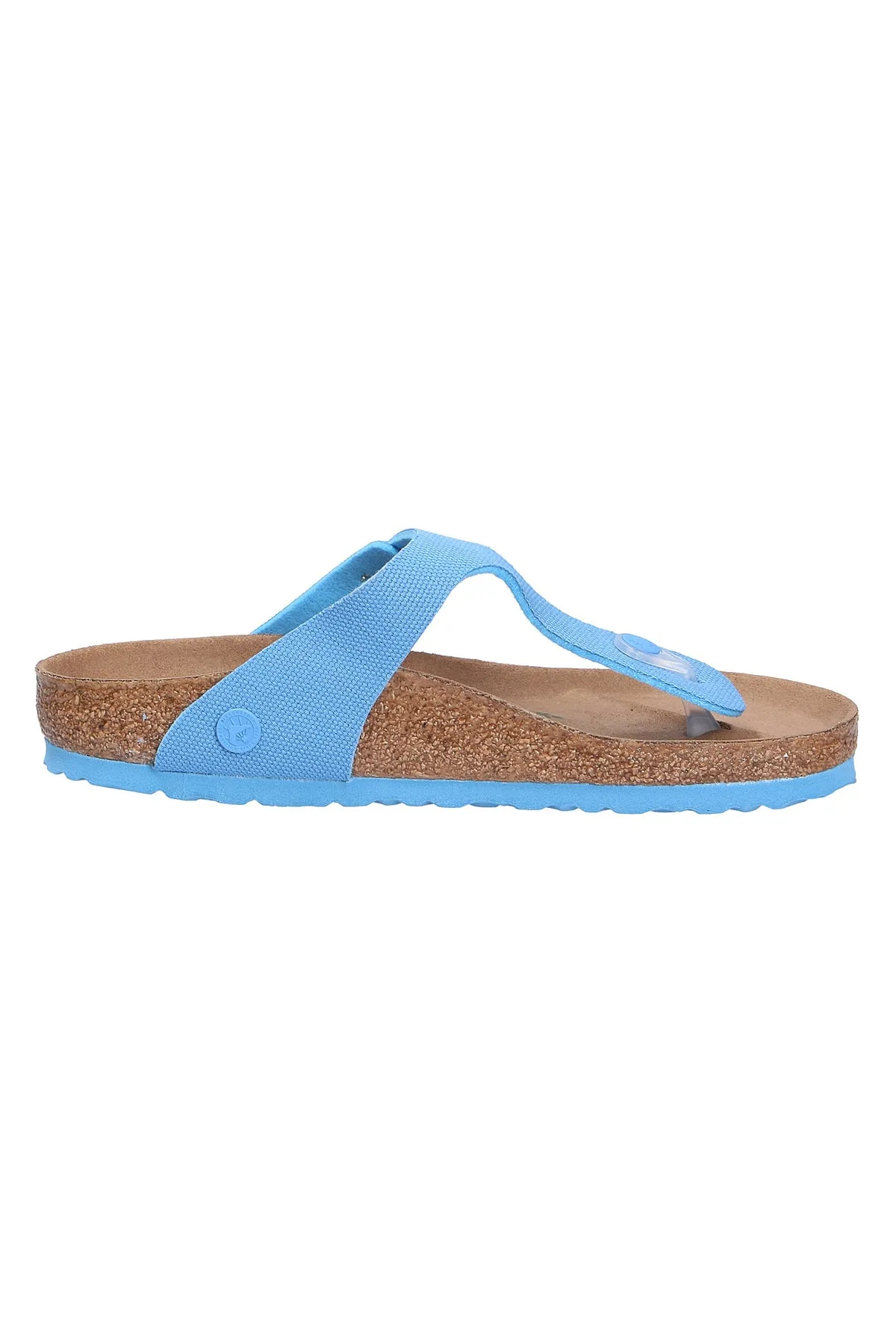 Birkenstock  Pantolette - Blau - Flacher Absatz
