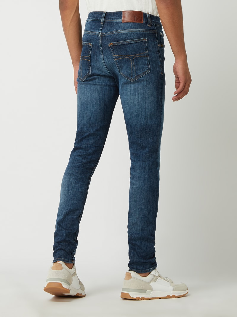 Slim Fit Jeans mit Stretch-Anteil Modell 'Evolve' in dunkelblau